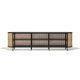 Chloe Contemporary Woven Cane TV Cabinet