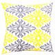 Floral Style Diamond Pattern Cushion