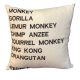 Monkey Decorative Cushion
