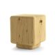 Cube Solid Elm Wood Stool / Side Table