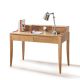 Daleni Solid Oak Wood Working Desk with Drawers