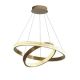 STOCKROOM 2 Tiers Ring LED Chandelier