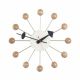 Nelson Style Ball Clock - Natural Wood