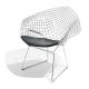 Bertoia Style Diamond Lounge Chair