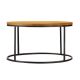 Modern Industrial Round Coffee Table