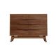 FINLEY SOLID WOOD SIDEBOARD & CONSOLE CABINET - WALNUT FINISH