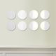 Stockroom  Round Wall Mirror - 20cm - Set of 8