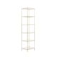 Bartlett Brass Detailed Glass Shelf