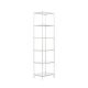 Bartlett Silver Detailed Glass Shelf