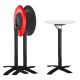 Glover Round Folding High Table - Black Legs - More Colors & Sizes