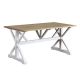 Farm Style Solid Oak Dining Table
