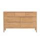 Martin Solid Oak Wood Chest of 7 Drawers