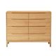 Martin Solid Wood Chest of 8 Drawers - Oak