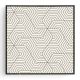 Stockroom Artworks - Square Canvas Wall Art - Polygons Pattern - More Sizes
