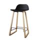 Coty Barstool with Wood Legs