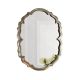 Lucca Baroque Frame Accent Mirror - Antique Silver