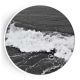 Stockroom Artworks - Circle Canvas Wall Art - Monochrome Seawaves - More Sizes