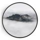 Stockroom Artworks - Circle Canvas Wall Art - Foggy Landscape - More Sizes