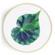Stockroom Artworks - Circle Canvas Wall Art - Watercolor Lotus Leaf - More Sizes