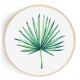 Stockroom Artworks - Circle Canvas Wall Art - Watercolor Palm Leaf - More Sizes
