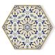 Stockroom  Artworks - Hexagon Canvas Wall Art - Owl Kaleidoscope - More Sizes