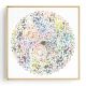 Stockroom Artworks - Square Canvas Wall Art - Colorful Mosaic - More Sizes