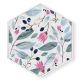 Stockroom  Artworks - Hexagon Canvas Wall Art - Tulip - More Sizes