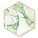 Stockroom  Artworks - Hexagon Canvas Wall Art - Arbitrary Green - More Sizes