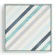Stockroom Artworks - Square Canvas Wall Art - Geometric Slanting Strips - More Sizes