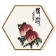 Stockroom  Artworks - Hexagon Canvas Wall Art - Double Cao - More Sizes