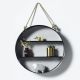 Orwell Round Hanging Wall Shelf