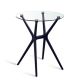 Isidoro Contemporary Round Glass Table