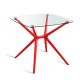 Isidoro Contemporary Square Glass Table
