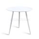 Alvia Modern Black Round Table 