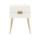 Aryana White Bedside Table 