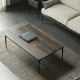 Nicolás Rustic Style Industrial Coffee Table