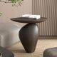 Duke Contemporary Fiberglass Side Table /  Coffee Table