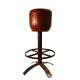Durden Vintage Style Leather Stool