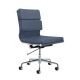 Eames Style Fabric Softpad Lowback Adjustable Fixed Office Chair (Without Armrest)