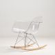 Eames Style RAR Rocking Chair - Transparent (Set of 2)