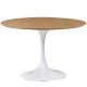 Eero Saarinen Tulip Style Round Table - Timber