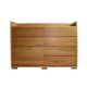 Eitan Solid Oak Wood 8 Drawers Cabinet