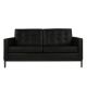Florence Knoll Style Sofa With Black Base (2 seater)