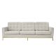Florence Knoll Style Sofa With Brass Base (3 seater)