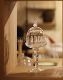 Glass Bird Handle Cup Cake Stand