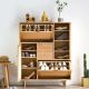 Lavora Solid Wood Designer Shoe Storage Cabinet
