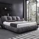 Wesleyan Fabric Upholstered Bed Frame