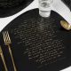 PU Leather Waterproof Table Mat, Oval Placemat