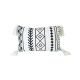 Intertwined Geometric Rectangle Cushion A (With Tassel)