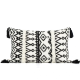 Intertwined Geometric Rectangle Cushion D (With Tassel)